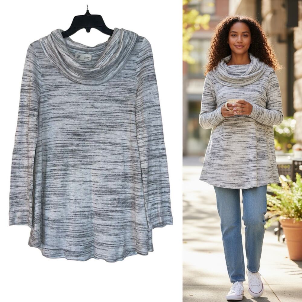 Anthropologie Sweater Cowl Neck Tunic